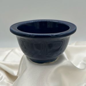 Vintage Navy Haeger Footed Bowl.
